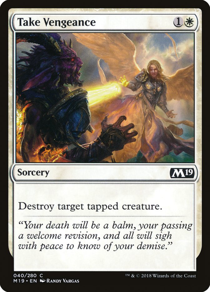 Take Vengeance [Core Set 2019] | Galaxy Games LLC