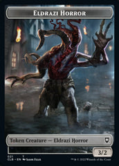 Horror // Eldrazi Horror Double-sided Token [Commander Legends: Battle for Baldur's Gate Tokens] | Galaxy Games LLC