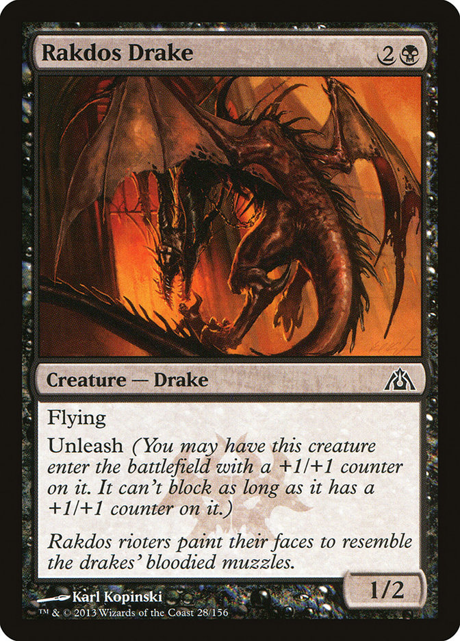 Rakdos Drake [Dragon's Maze] | Galaxy Games LLC