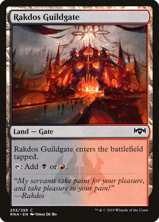 Rakdos Guildgate (255/259) [Ravnica Allegiance] | Galaxy Games LLC