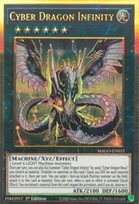 Cyber Dragon Infinity [MAGO-EN033] Gold Rare | Galaxy Games LLC