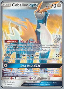 Cobalion GX (106/181) (Perfection - Henry Brand) [World Championships 2019] | Galaxy Games LLC