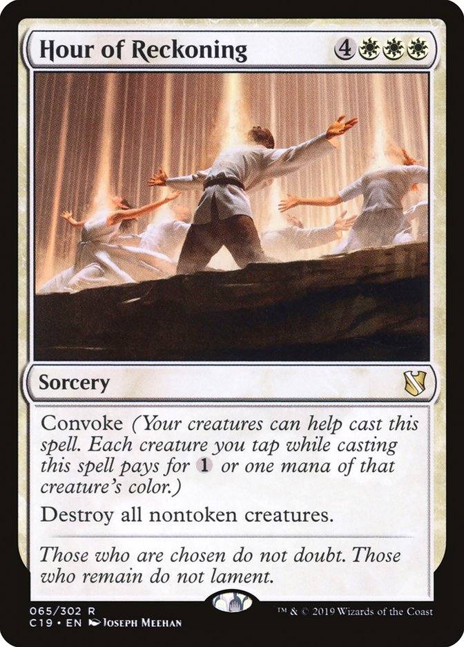 Hour of Reckoning [Commander 2019] | Galaxy Games LLC