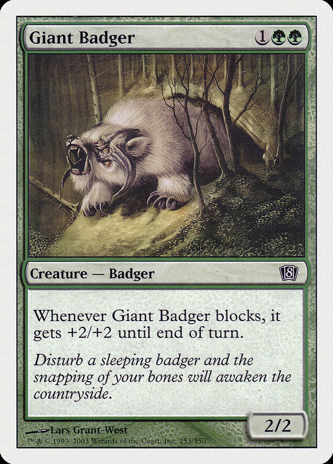 Giant Badger [Eighth Edition] | Galaxy Games LLC