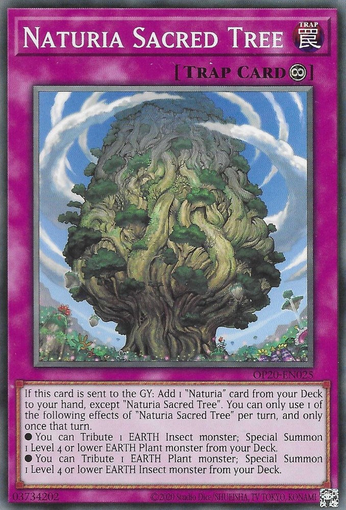 Naturia Sacred Tree [OP20-EN025] Common | Galaxy Games LLC