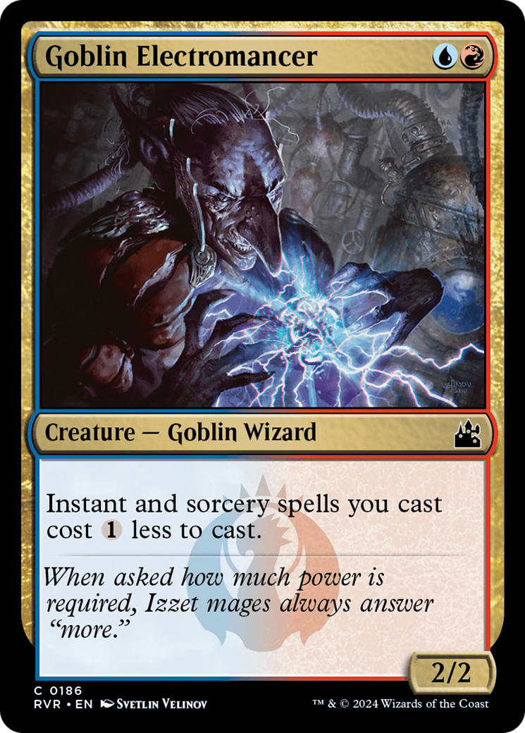 Goblin Electromancer [Ravnica Remastered] | Galaxy Games LLC