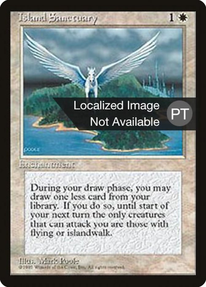 Island Sanctuary [Fourth Edition (Foreign Black Border)] | Galaxy Games LLC