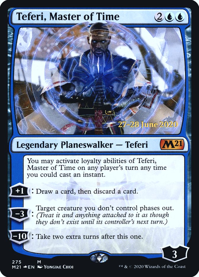 Teferi, Master of Time [Core Set 2021 Prerelease Promos] | Galaxy Games LLC