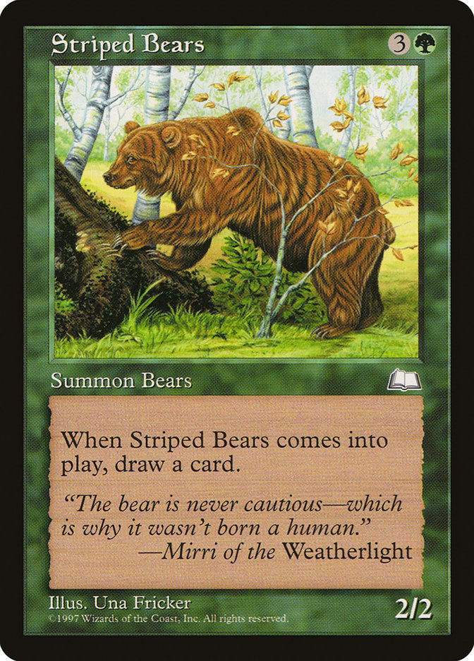Striped Bears [Weatherlight] | Galaxy Games LLC