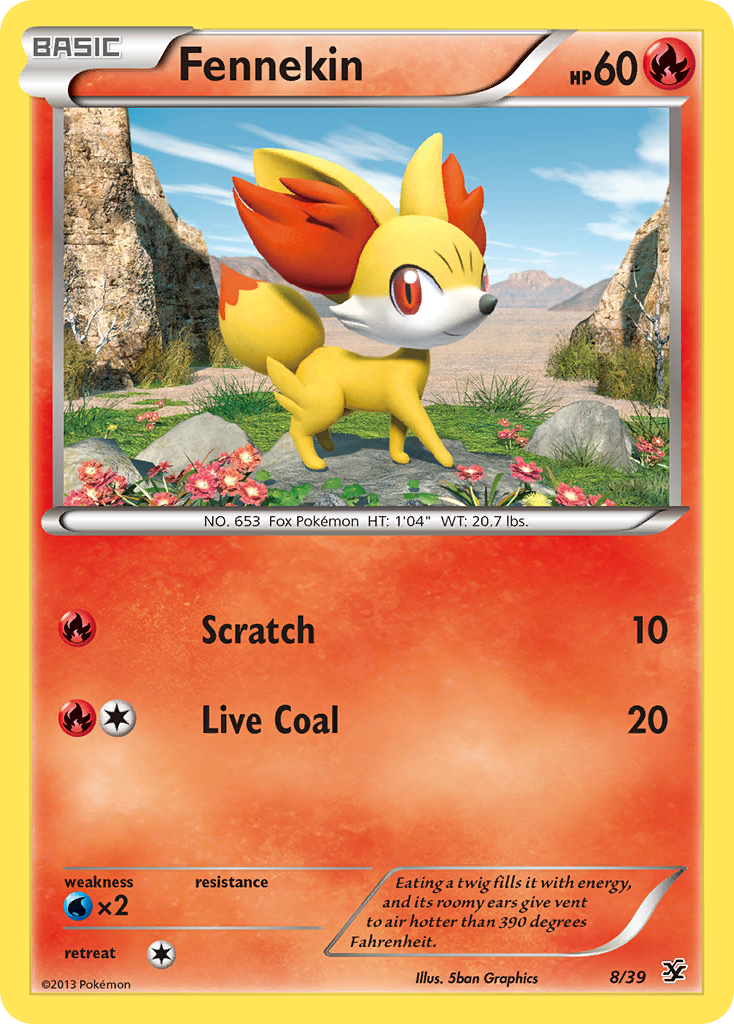 Fennekin (8/39) [XY: Kalos Starter Set] | Galaxy Games LLC