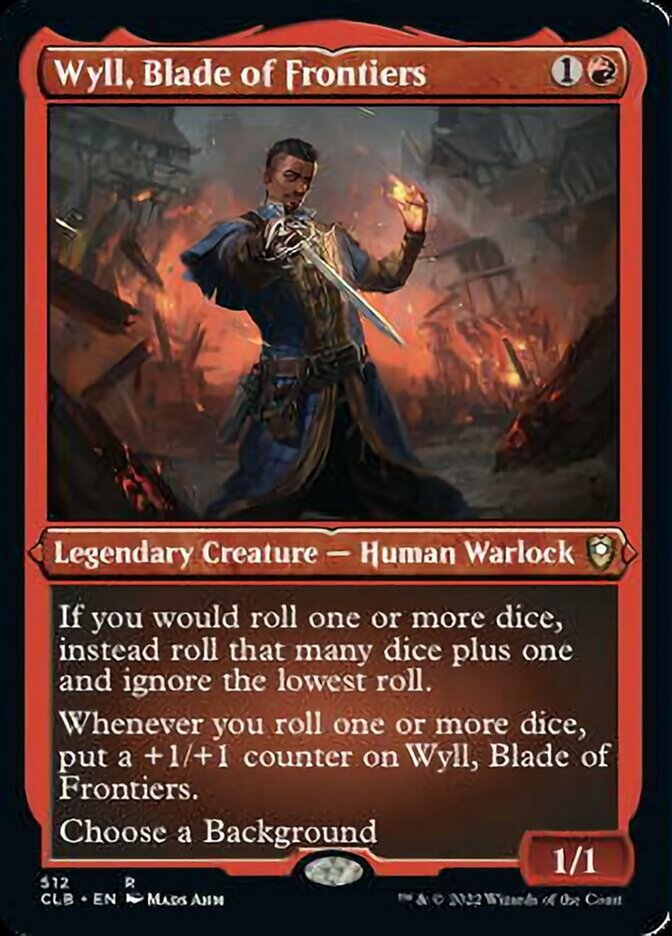 Wyll, Blade of Frontiers (Foil Etched) [Commander Legends: Battle for Baldur's Gate] | Galaxy Games LLC