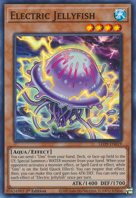 Electric Jellyfish [LED9-EN019] Super Rare | Galaxy Games LLC