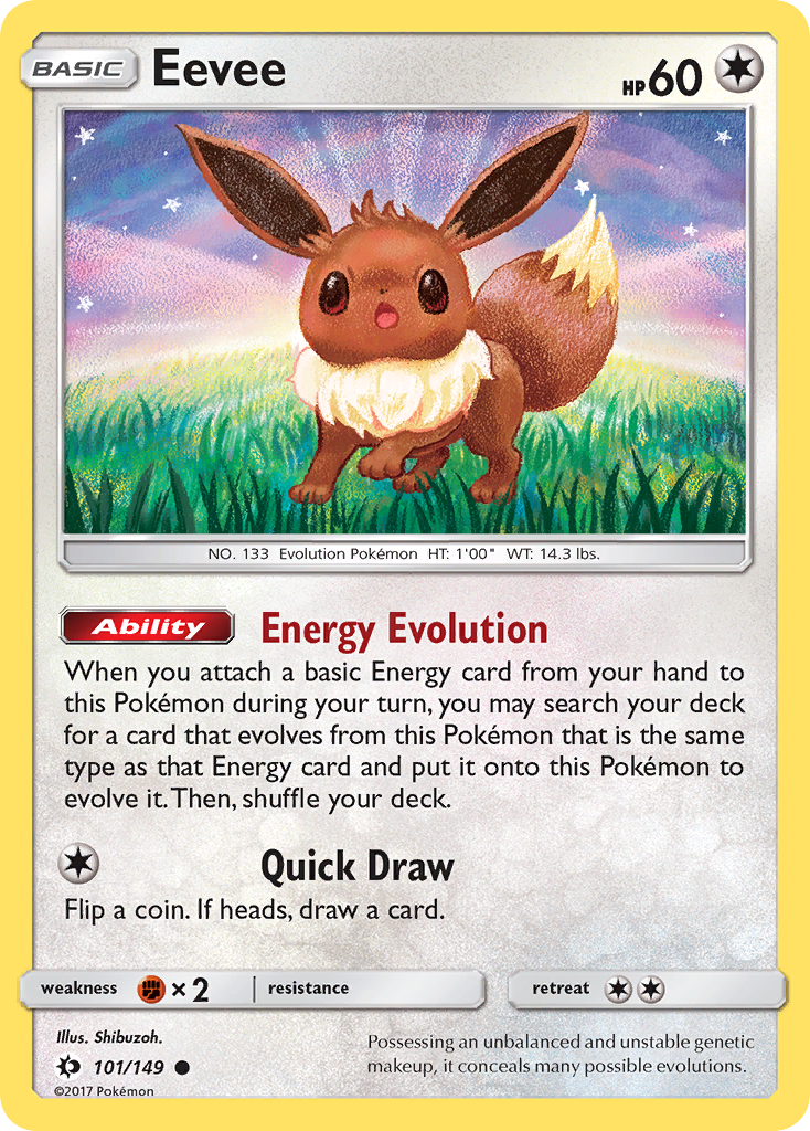 Eevee (101/149) [Sun & Moon: Base Set] | Galaxy Games LLC