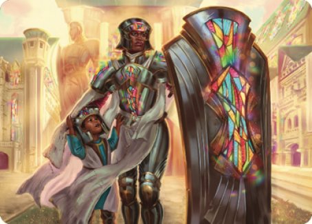 Guardian of New Benalia Art Card [Dominaria United Art Series] | Galaxy Games LLC