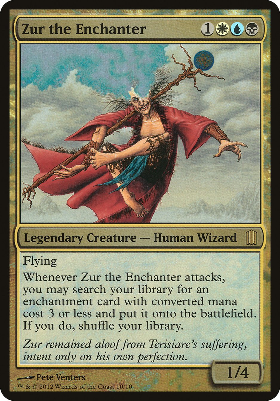 Zur the Enchanter (Oversized) [Commander's Arsenal Oversized] | Galaxy Games LLC