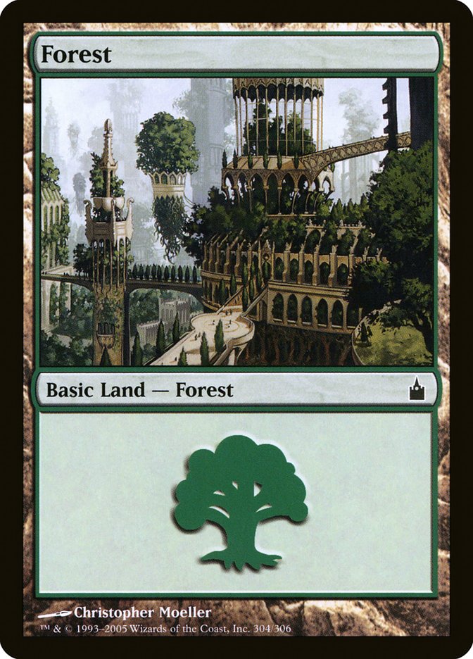 Forest (304) [Ravnica: City of Guilds] | Galaxy Games LLC