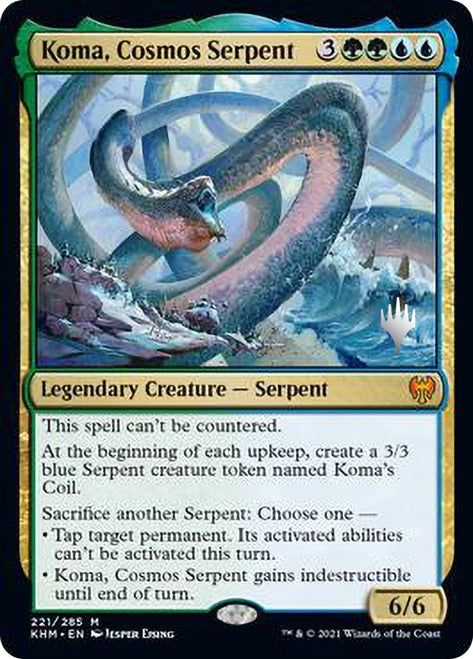 Koma, Cosmos Serpent (Promo Pack) [Kaldheim Promos] | Galaxy Games LLC