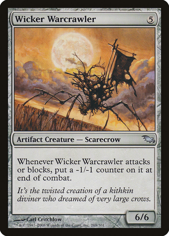 Wicker Warcrawler [Shadowmoor] | Galaxy Games LLC