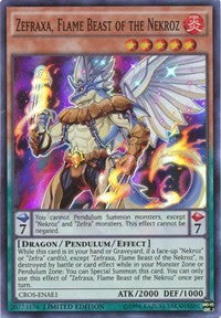 Zefraxa, Flame Beast of the Nekroz [CROS-ENAE1] Super Rare | Galaxy Games LLC