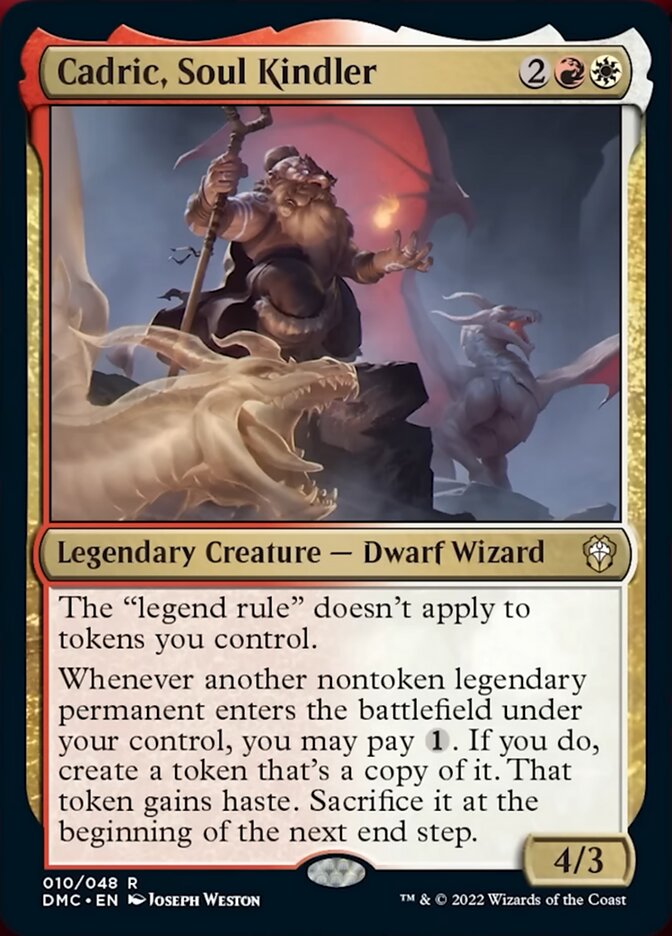 Cadric, Soul Kindler [Dominaria United Commander] | Galaxy Games LLC