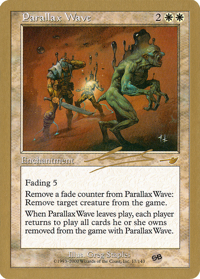 Parallax Wave (Nicolas Labarre) (SB) [World Championship Decks 2000] | Galaxy Games LLC