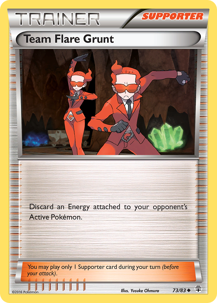 Team Flare Grunt (73/83) [XY: Generations] | Galaxy Games LLC