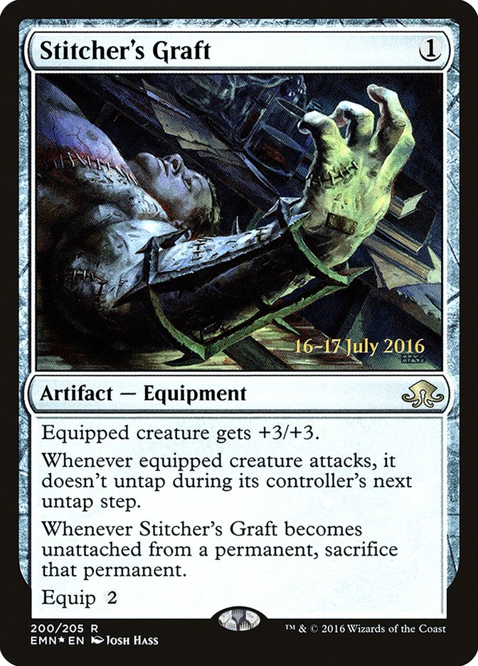 Stitcher's Graft [Eldritch Moon Prerelease Promos] | Galaxy Games LLC