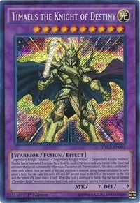 Timaeus the Knight of Destiny [DRL2-EN001] Secret Rare | Galaxy Games LLC