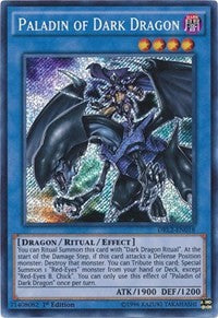 Paladin of Dark Dragon [DRL2-EN018] Secret Rare | Galaxy Games LLC