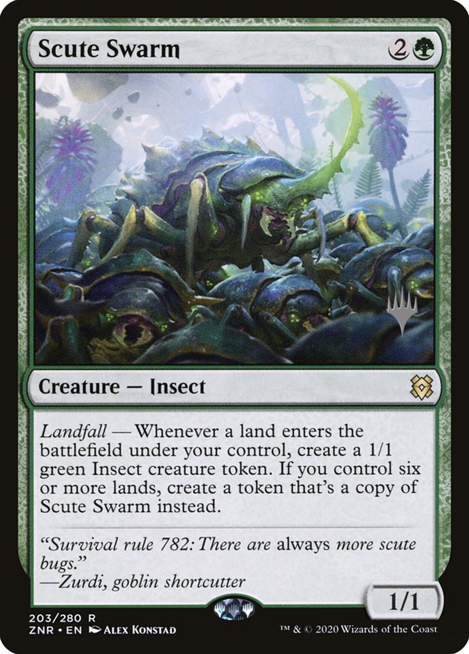 Scute Swarm (Promo Pack) [Zendikar Rising Promos] | Galaxy Games LLC