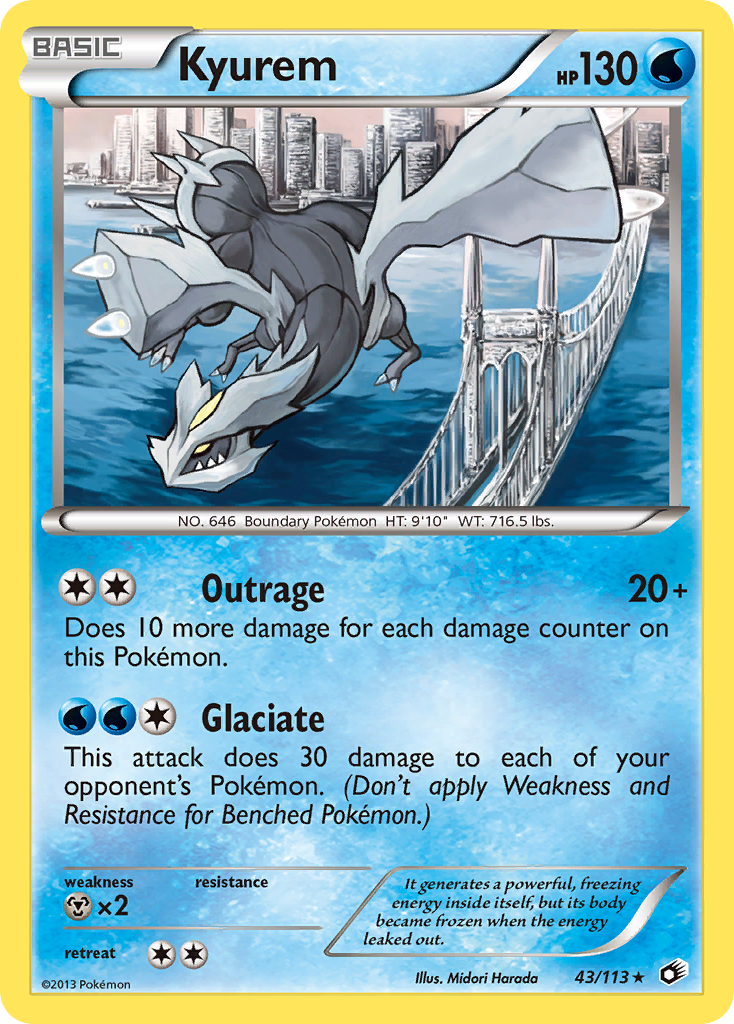 Kyurem (43/113) [Black & White: Legendary Treasures] | Galaxy Games LLC