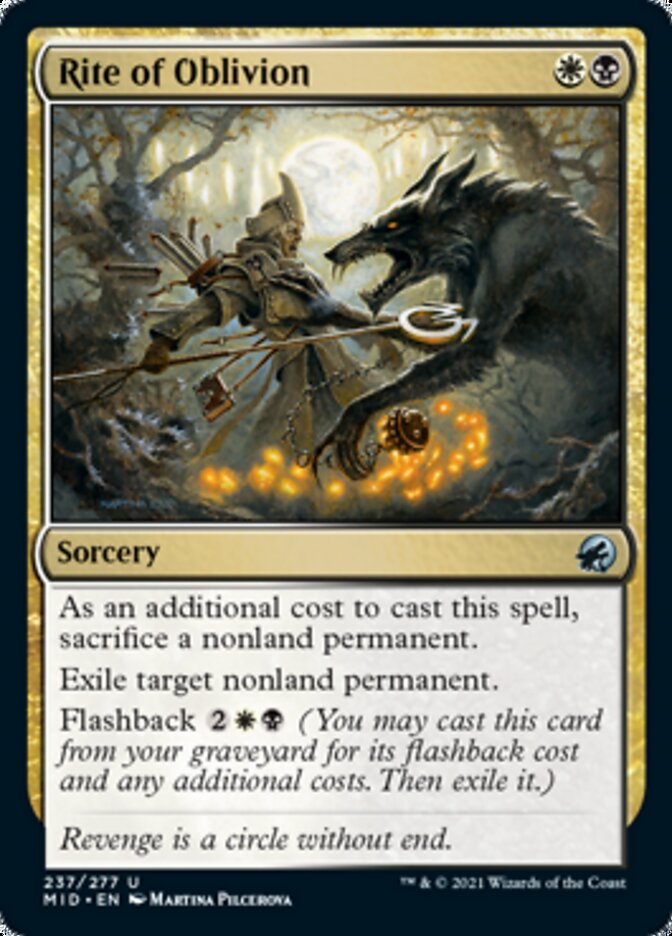 Rite of Oblivion [Innistrad: Midnight Hunt] | Galaxy Games LLC