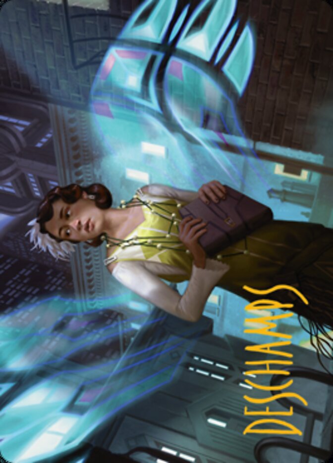 Giada, Font of Hope 1 Art Card (Gold-Stamped Signature) [Streets of New Capenna Art Series] | Galaxy Games LLC