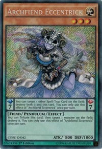 Archfiend Eccentrick [CORE-EN042] Secret Rare | Galaxy Games LLC