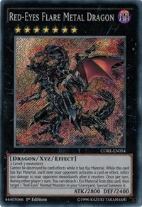 Red-Eyes Flare Metal Dragon [CORE-EN054] Secret Rare | Galaxy Games LLC