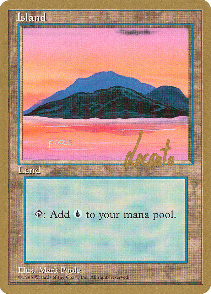 Island (ml369) (Michael Loconto) [Pro Tour Collector Set] | Galaxy Games LLC