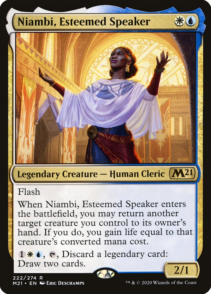 Niambi, Esteemed Speaker [Core Set 2021] | Galaxy Games LLC