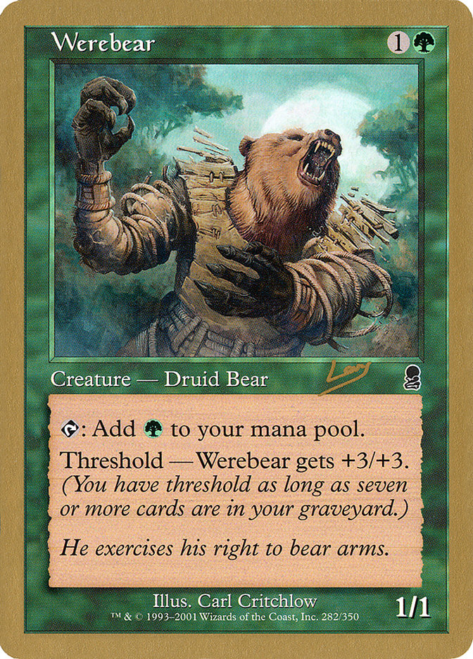 Werebear (Raphael Levy) [World Championship Decks 2002] | Galaxy Games LLC