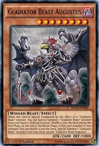 Gladiator Beast Augustus [MP15-EN020] Rare | Galaxy Games LLC