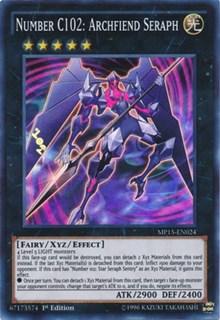 Number C102: Archfiend Seraph [MP15-EN024] Super Rare | Galaxy Games LLC