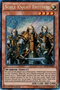 Noble Knight Brothers [MP15-EN046] Secret Rare | Galaxy Games LLC