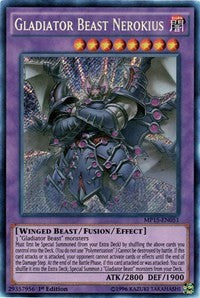 Gladiator Beast Nerokius [MP15-EN051] Secret Rare | Galaxy Games LLC