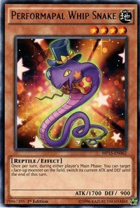 Performapal Whip Snake [MP15-EN062] Rare | Galaxy Games LLC