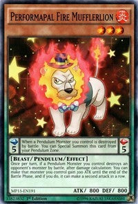 Performapal Fire Mufflerlion [MP15-EN191] Common | Galaxy Games LLC