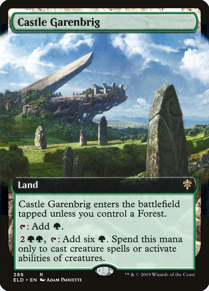 Castle Garenbrig (Extended Art) [Throne of Eldraine] | Galaxy Games LLC