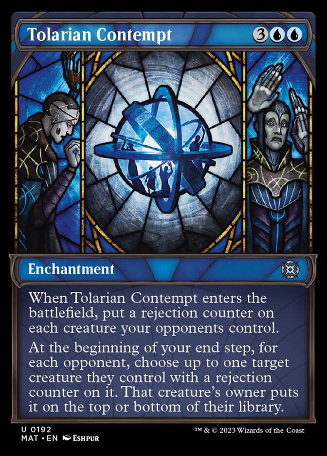 Tolarian Contempt (Showcase Halo Foil) [March of the Machine: The Aftermath] | Galaxy Games LLC