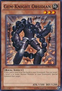 Gem-Knight Obsidian [AP08-EN020] Common | Galaxy Games LLC