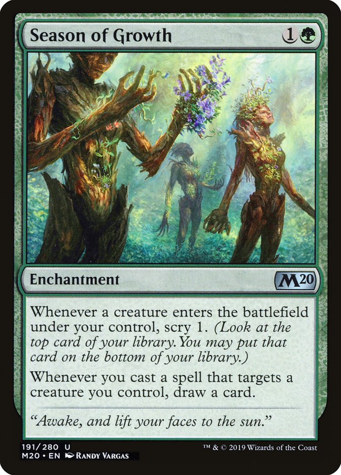 Season of Growth [Core Set 2020] | Galaxy Games LLC