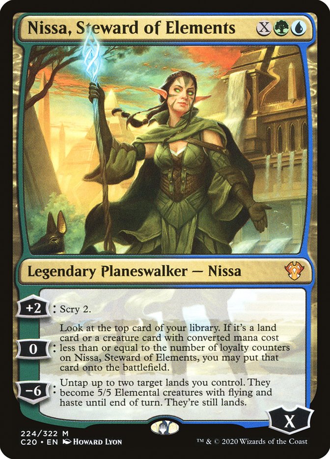 Nissa, Steward of Elements [Commander 2020] | Galaxy Games LLC