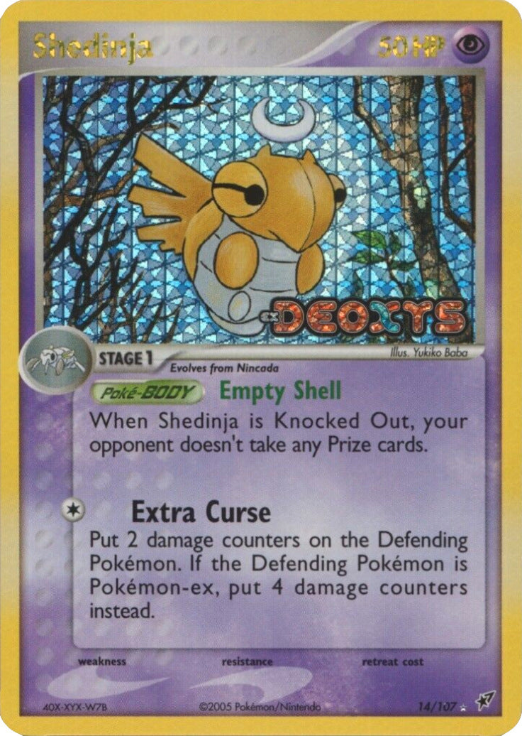 Shedinja (14/107) (Stamped) [EX: Deoxys] | Galaxy Games LLC